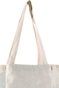 Cotton Fabric Flat Handle